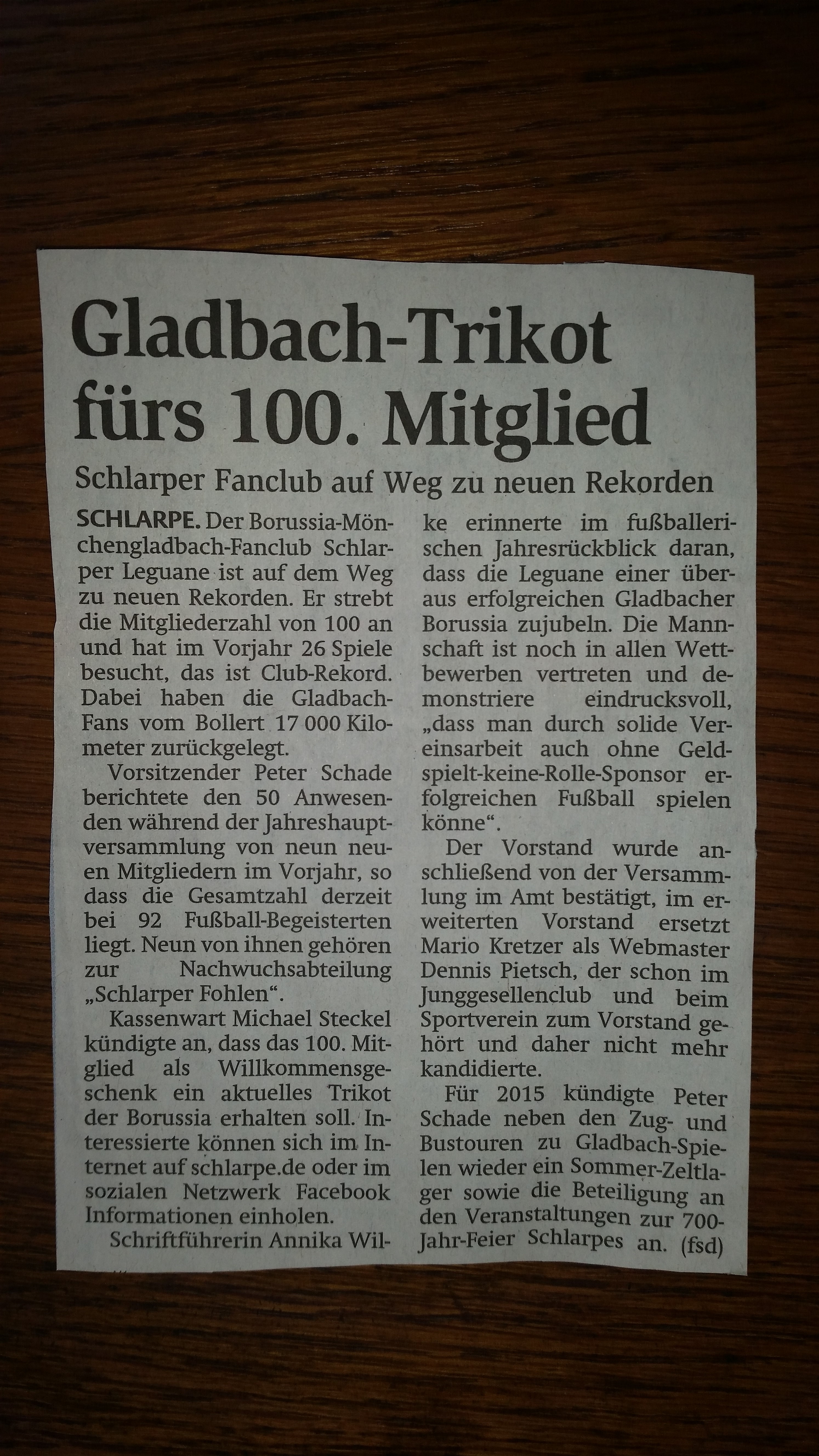 Zeitungsartikel_der_Schlarper_Leguane